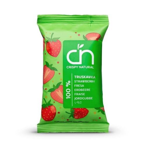 Truskawka 100% - Suszone chipsy z truskawek