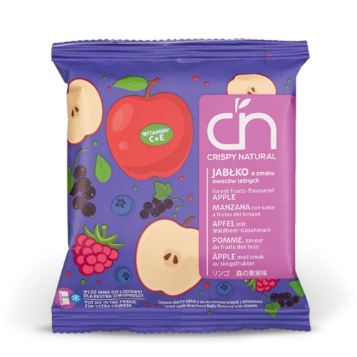 Jabłka o smaku owoców leśnych - Suszone chipsy z jabłek